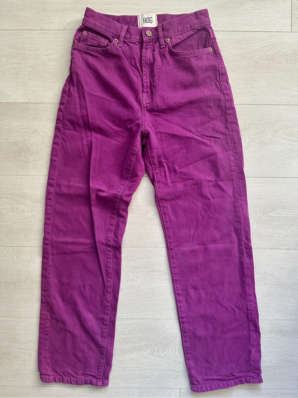 Urban Outfitters BDG High-Waisted Purple Pink Cowboy Jeans Size27 - Picture 5 of 14
